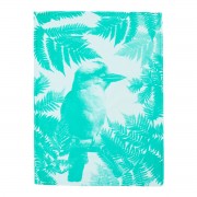 Bonnie and Neil | Cotton Tea Towel | Kooka Fern | Turquoise